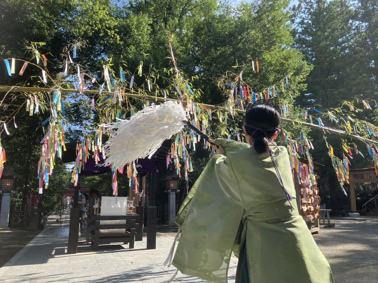 大崎八幡宮での祈念