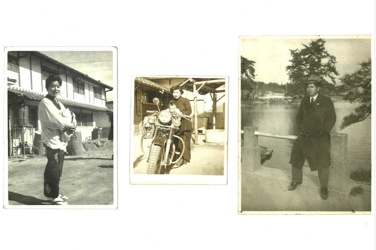 創業者の西口勝次さん（右）息子で2代目の勝博さん（中央手前）