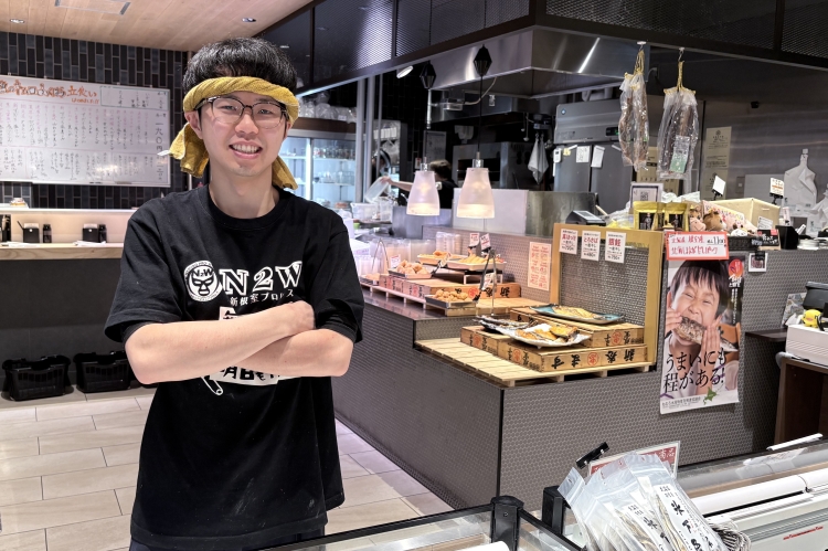 「魚のネムロ ふくはら」への熱い想いを語ってくれた山根さん