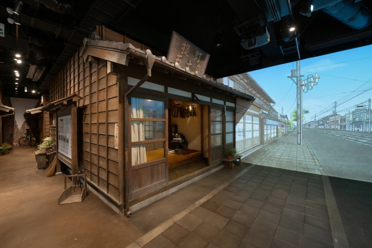 実寸大で再現された「五十嵐提灯店」（画像提供：したまちミュージアム）